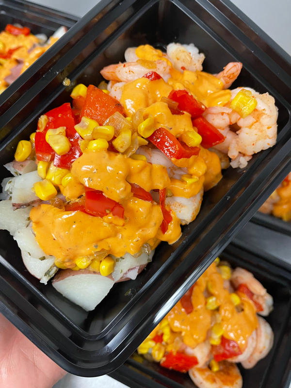 Chipotle Aioli Shrimp Muscle Macros